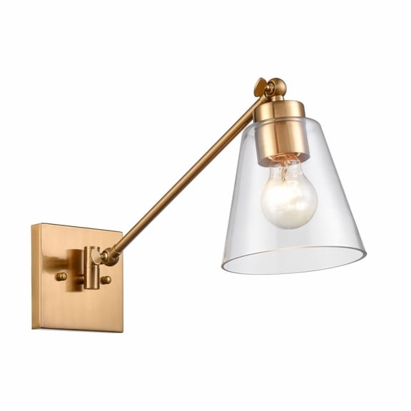 Elk Home - East Point - 1 Light Swingarm Wall Sconce In Farmhouse Style-14.5