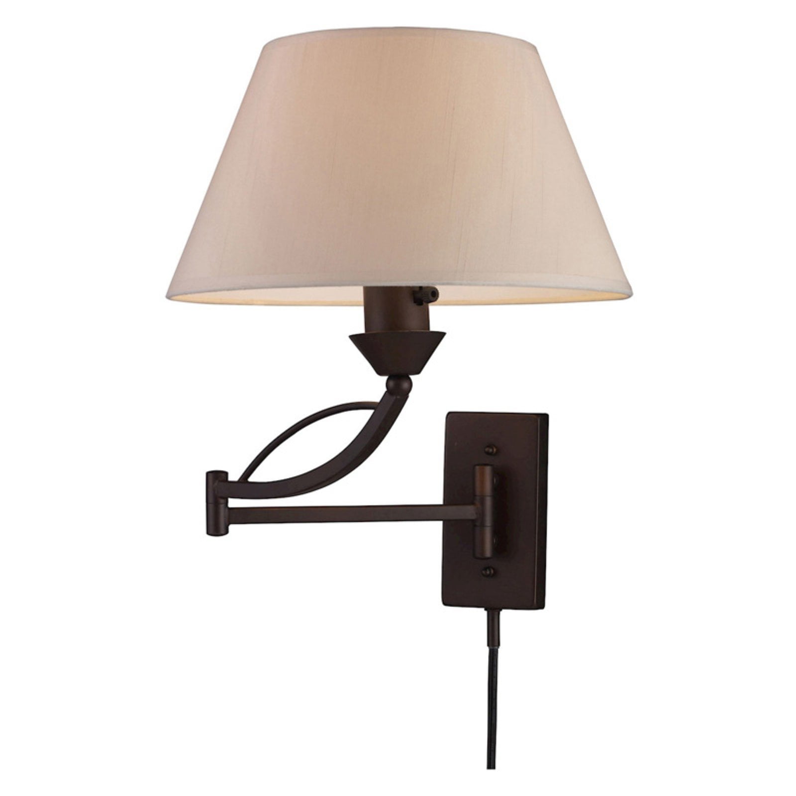 ELK Lighting Elysburg 1 Light LED Swingarm Sconce In Aged Bronze (17026