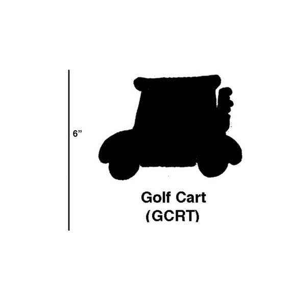 Elk Home Golf Cart Cookie Cutter - Set of 6