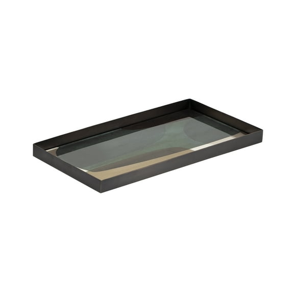 Elk Home Gresham Mid Century Modern Stainless Steel Tray in Bronze Finish