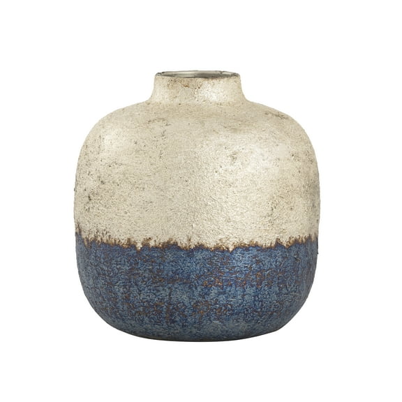 Elk Home Neal Large Mid Century Modern Vase in German Silver Finish