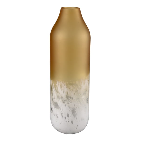 Elk Home Nealon Large Contemporary Vase in Ochre Finish
