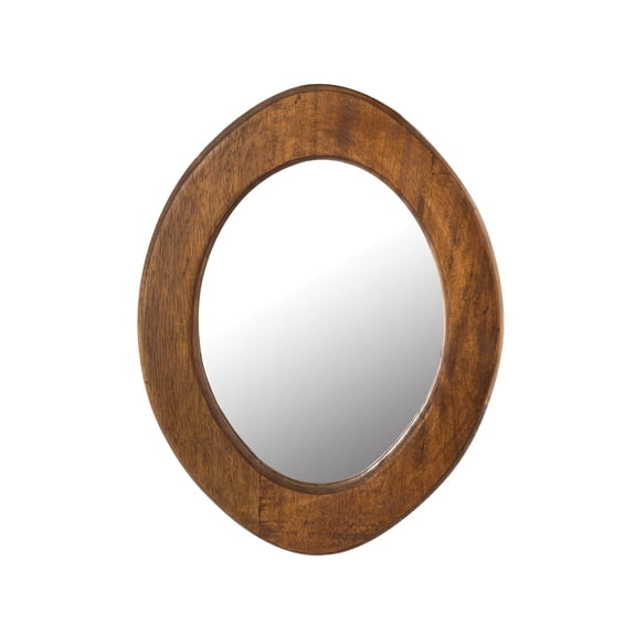 Elk Home - Norwood - 13 Inch Oval Mirror   Dark Mango Finish - Elk Home