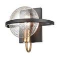 thumbnail image 1 of Elk Home 15420/1 Oriah 9" 1-Light Matte Black Wall Sconce Light Mercury Glass, 1 of 2