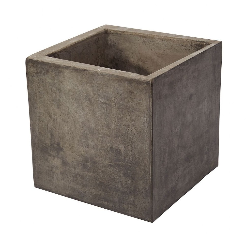Cubo Modern Lightweight Concrete 11.5" Cube Planter