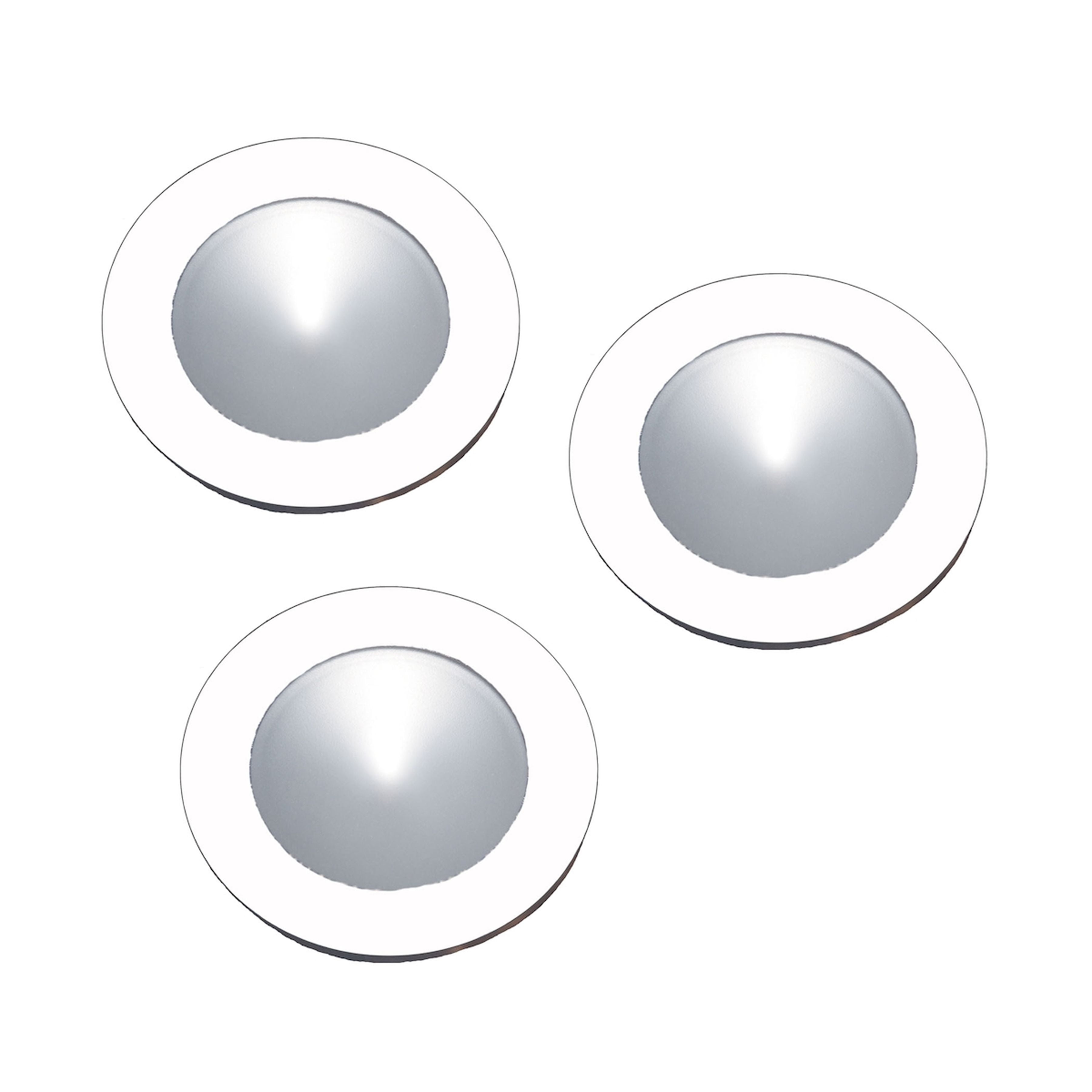 White Frosted Glass LED Under Cabinet Recessed Lights