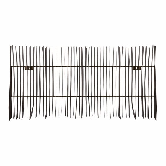Elk Home Ridge Dimensional Wall Art in Brass