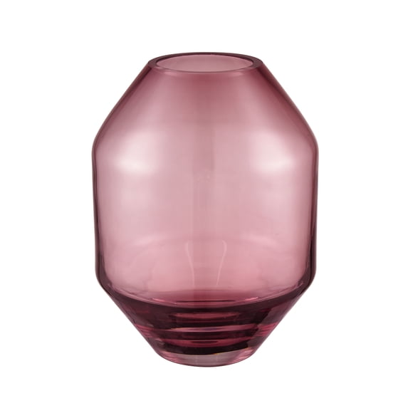 Elk Home Sofia Mid Century Modern Large Vase in Maroon Finish
