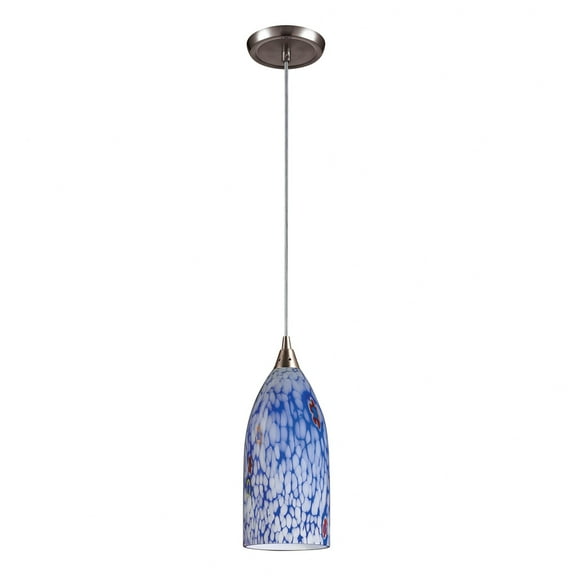 Verona Pendant-Feature:Incandescent Bulb without Adaptor Kit,Shade:Starburst Blue