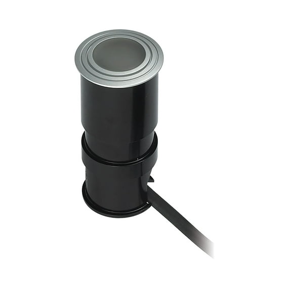 Elk Home Wet Spot 1-Light Button Light in Metallic Gray with Frosted Glass Lens - Integrated LED