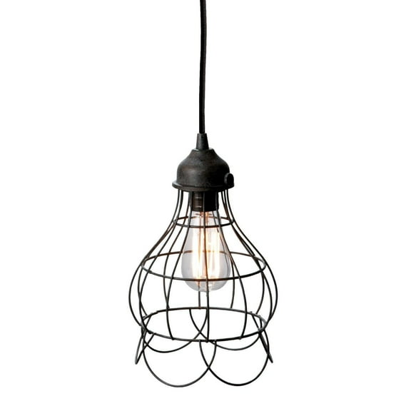 Elk Home Wire 6'' Wide 1-Light Mini Pendant - Oil Rubbed Bronze