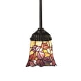 thumbnail image 1 of Elk Lighting 078-TB-17 Mix-N-Match 1 Light Pendant In Tiffany Bronze And Multicolor Glass, 1 of 8