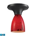 thumbnail image 1 of Elk Lighting 10152/1DR-FR-LED Celina 1 Light LED Semi Flush In Dark Rust And Fire Red, 1 of 2