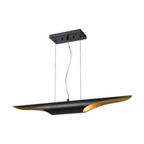 Dimond Lighting 2 Light Prowess Island Light, Matte Black - 1140-060