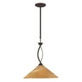 thumbnail image 1 of Elk Lighting 6550/1-LED 1 Light Pendant In Aged Bronze And Tea Swirl Glass - LED Offering Up To 800 Lumens (60 Watt Equiv…, 1 of 2