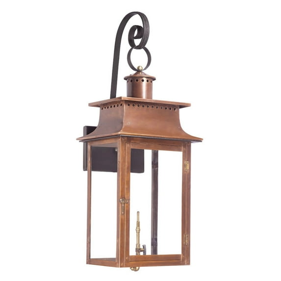 Elk Lighting 7911-WP Maryville Outdoor Gas Wall Lantern In Aged Copper