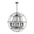 thumbnail image 1 of Elk Lighting Bridget - Eight Light Chandelier, Oil Rubbed Bronze Finish with Clear Crystal, 1 of 2