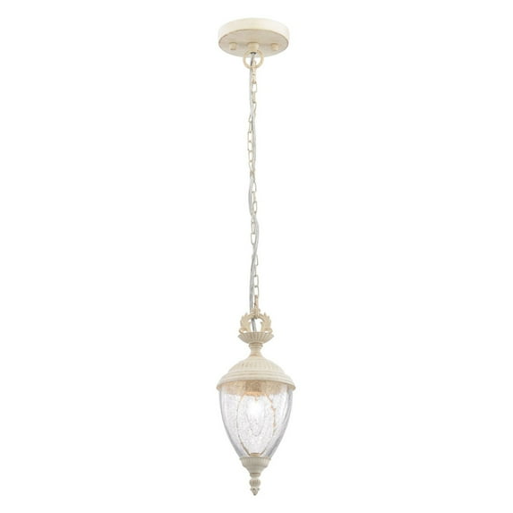 ELK Lighting 14421-1 Lorraine 1 Light Pendanat In Antique White