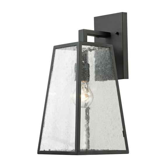 Elk Lighting Meditterano Matte Black 1-Light Outdoor Wall Sconce