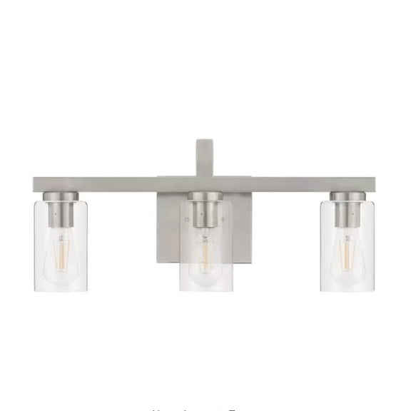 Elk Lighting Melina 22'' Wide 3-Light Vanity Light - Brushed Nickel