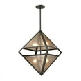 thumbnail image 1 of Elk Lighting Mica 4 Light Pendant in Oil Rubbed Bronze, 1 of 2