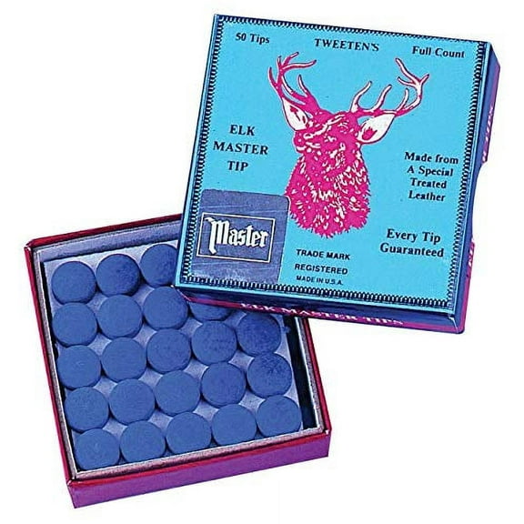 Elk Master 13mm Pool Billiard Cue Tips - Set of 10