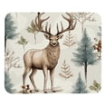 thumbnail image 1 of Elk Printed Square Desk Mat Mousepad, 8.3x9.8 Inch, Non-Slip Rubber Bottom, Suitable for Office and Gaming, 1 of 6