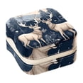thumbnail image 1 of Elk Revival Travel Portable Square Jewelry Box Earring Necklace Bracelet Holder Display Case Organizer Box, Decorative Jewelry Stand Storage Box, 1 of 6