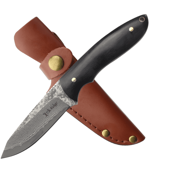 Elk Ridge Damascus Fixed Blade Knife
