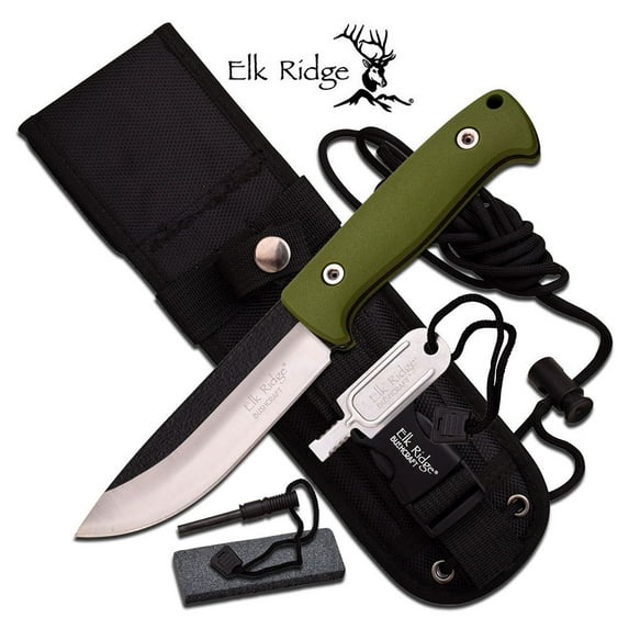 Elk Ridge - Fixed Blade Knife - ER-555GN