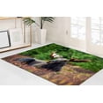 thumbnail image 1 of Elk Rugs, Wild Animal Rug, Man Cave Rug, Animal Rugs, Pattern Rug, Living Room Rug, Runner Rug, Thin Rug, 3D Printeds Rug, 2.6'x6.5' - 80x200 cm, 1 of 8