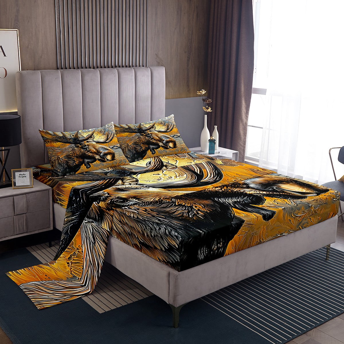 Rustic Bed Sheets With Animal Prints
