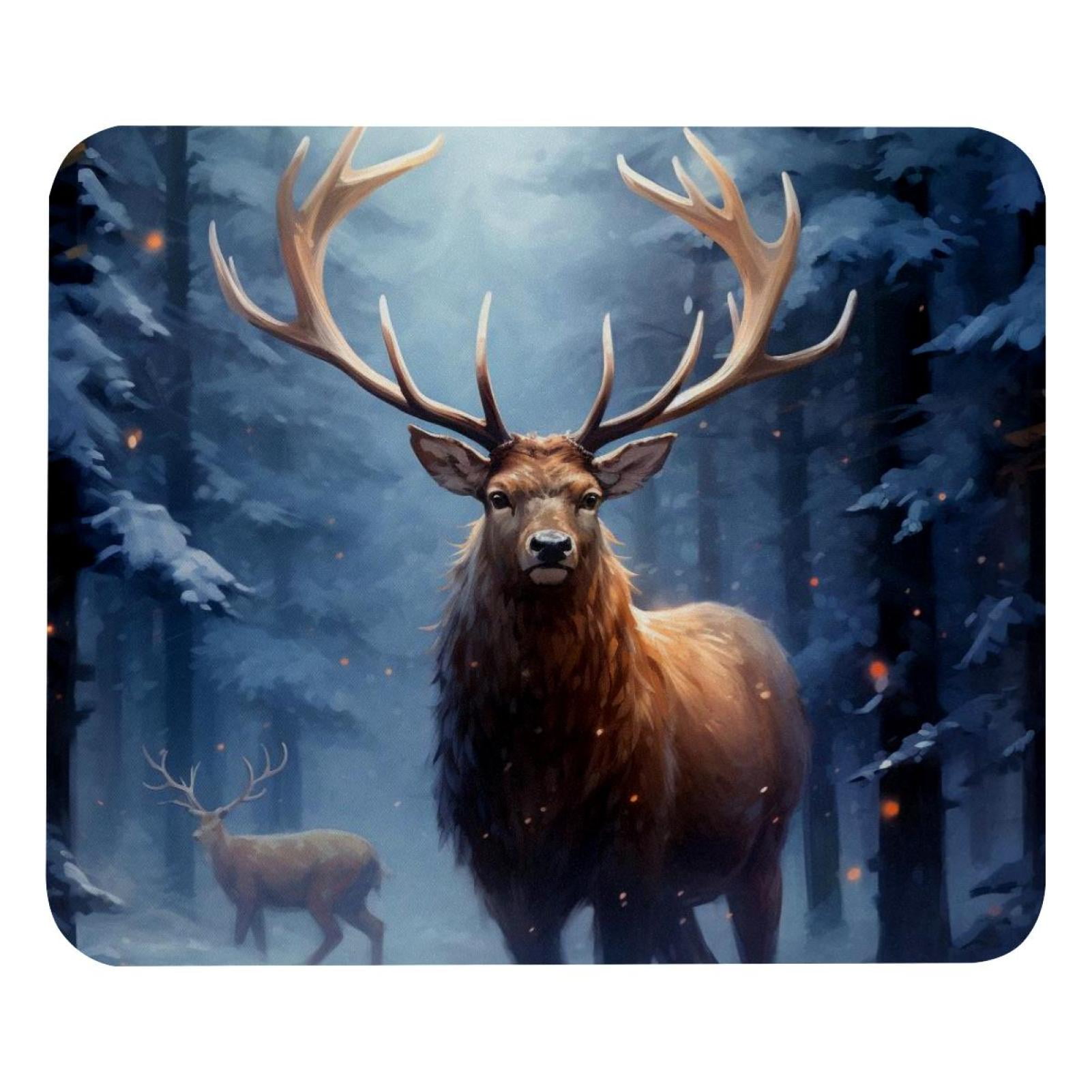 3D Animal Elk 7767 Assaf Frank Desk Mat