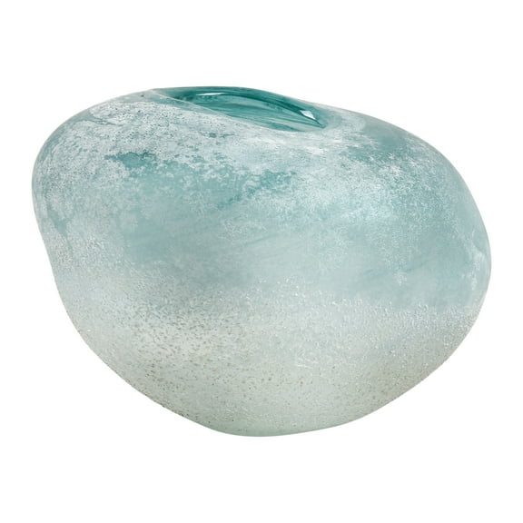 Elk Home Haweswater Round Eclectic Vase in Frosted Turquoise Finish