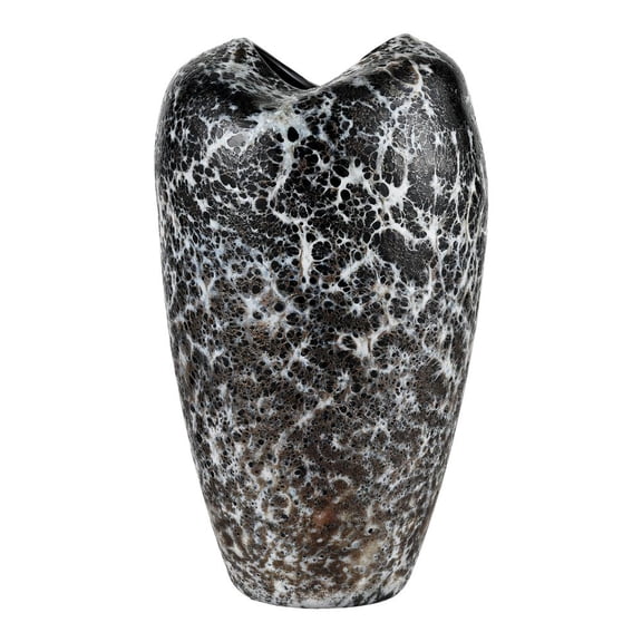 Elk Home Pedraza Modern Large Vase in Marbled Black Finish