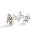 thumbnail image 1 of Elk Stylish Stainless Steel Cufflinks Set for Men – for Dress Shirts and Suits – Ideal for Formal Events, 1 of 6