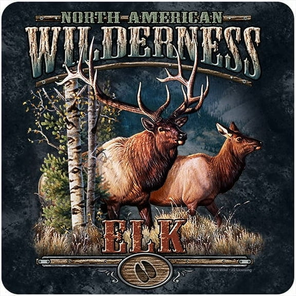 Elk Wilderness Novelty Sign | Indoor/Outdoor | Funny Home Décor for Garages, Living Rooms, Bedroom, Offices | SignMission personalized gift Wall Plaque Decoration