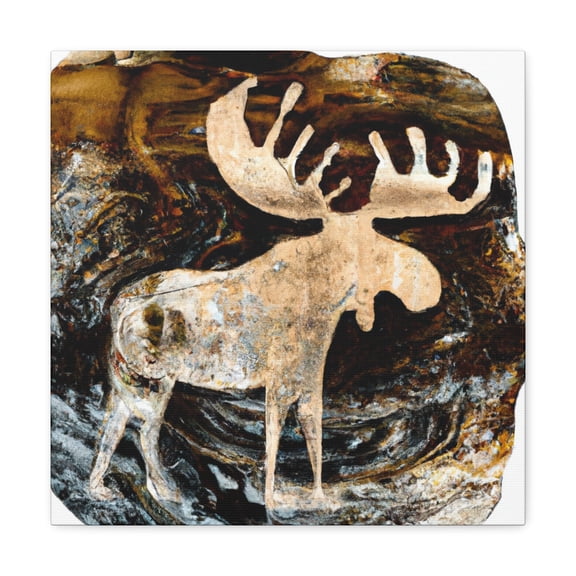 "Elk on the Mountain" - Canvas