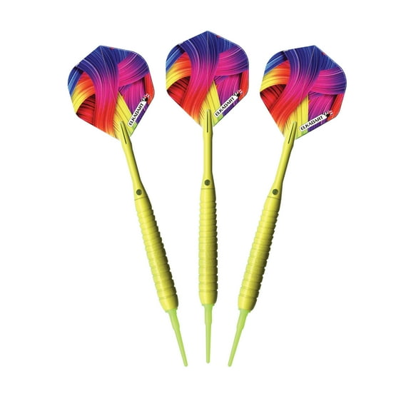 Elkadart Neon Yellow Soft Tip Darts 18 Grams