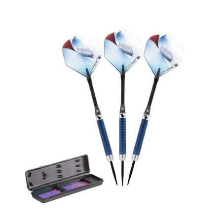 Elkadart Razor 80% Tungsten Professional Steel Tip Dart Set, 21 Grams