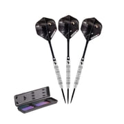 Elkadart Wizard 80% Tungsten Professional Steel Tip Dart Set, 19 Grams