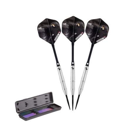 Elkadart Wizard 80% Tungsten Professional Steel Tip Dart Set, 21 Grams