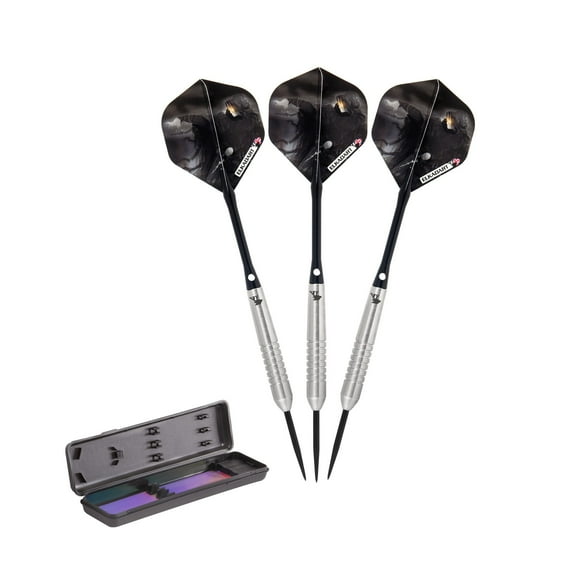 Elkadart Wizard 80% Tungsten Professional Steel Tip Dart Set, 23 Grams
