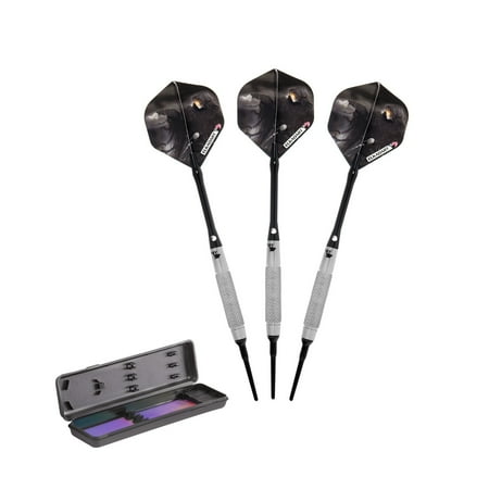 Elkadart Wizard 80% Tungsten Soft Tip Dart Set, Knurled, 18 Grams