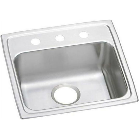 Elkay 19X18X5-1/2 3H 1B ADA SS SINK