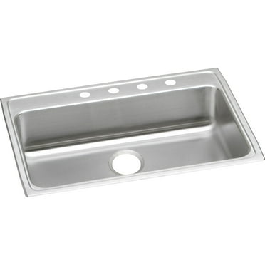 Elkay 31X22 3H 1B KITC SINK *LUSTER SS