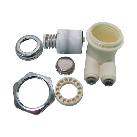 Elkay 98536C Small Push Button Assembly Spare Parts for Water Fountains, Nickel