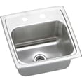 thumbnail image 1 of Elkay Blrq1560 Gourmet 15" Single Basin Drop In Stainless Steel Bar Sink - 3 Faucet Holes, 1 of 2