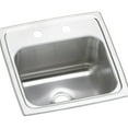 thumbnail image 1 of Elkay Bpsr15 Celebrity 15" Drop In Single Basin Stainless Steel Bar Sink - 2 Faucet Holes, 1 of 7