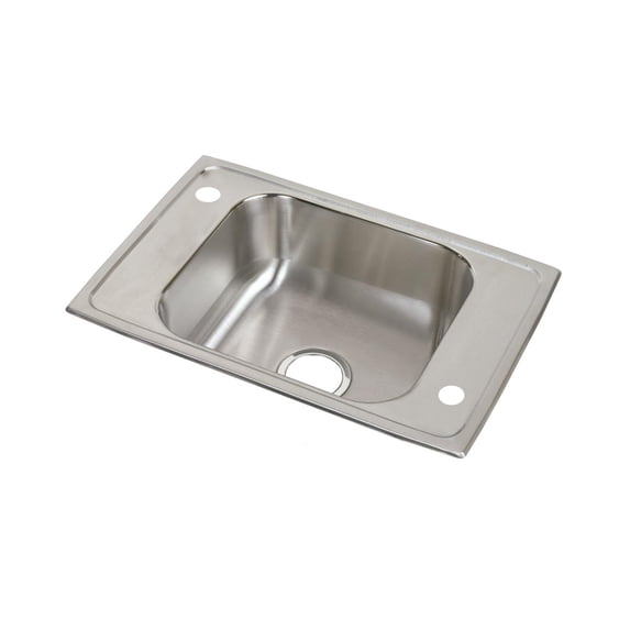 Elkay Celebrity Stainless Steel 25" x 17" x 6-1/2", Single Bowl Drop-in Classroom ADA Sink